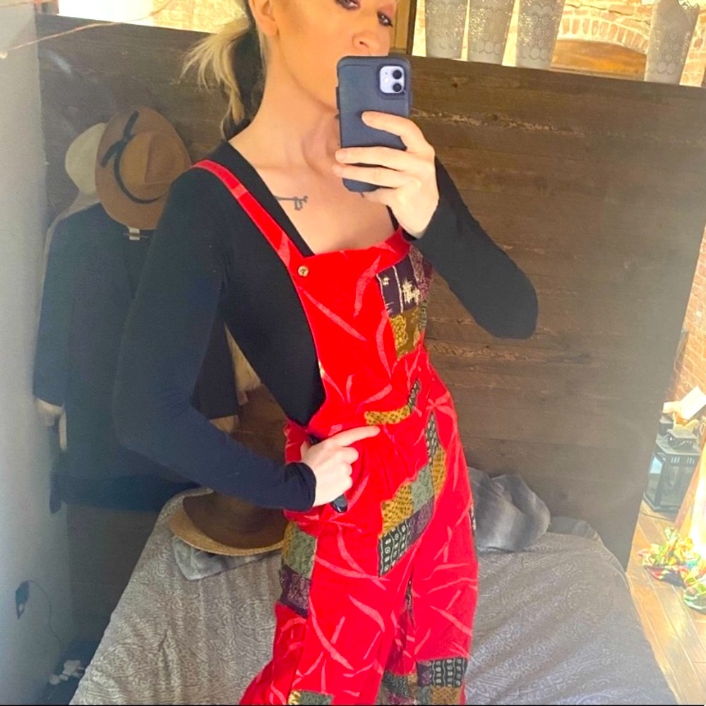 30% OFF BUNDLES! NWT Cotton overalls jumpsuit boho oversized wide leg romper